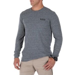 5.11 Tactical Triblend Legacy Long Sleeve Tee Shirt Grey Grey Mens XL